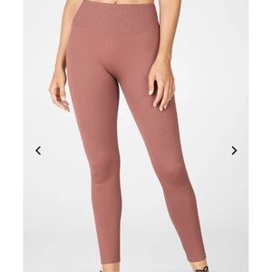Fabletics PureLuxe High Waisted Leggings XL Mauve Pink Yoga Pants